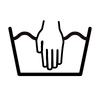 Waschsymbol für Handwäsche Waschsymbol für Handwäsche