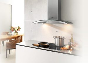 Bauformen der Dunstabzugshaube - Wandhaube (Bild © Miele)