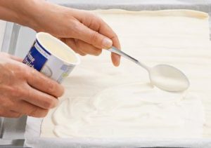 Sauerkrautfladen mit geräucherter Forelle