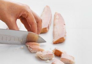 Sauerkrautfladen mit geräucherter Forelle