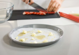 Rhabarber-Poulet-Tarte